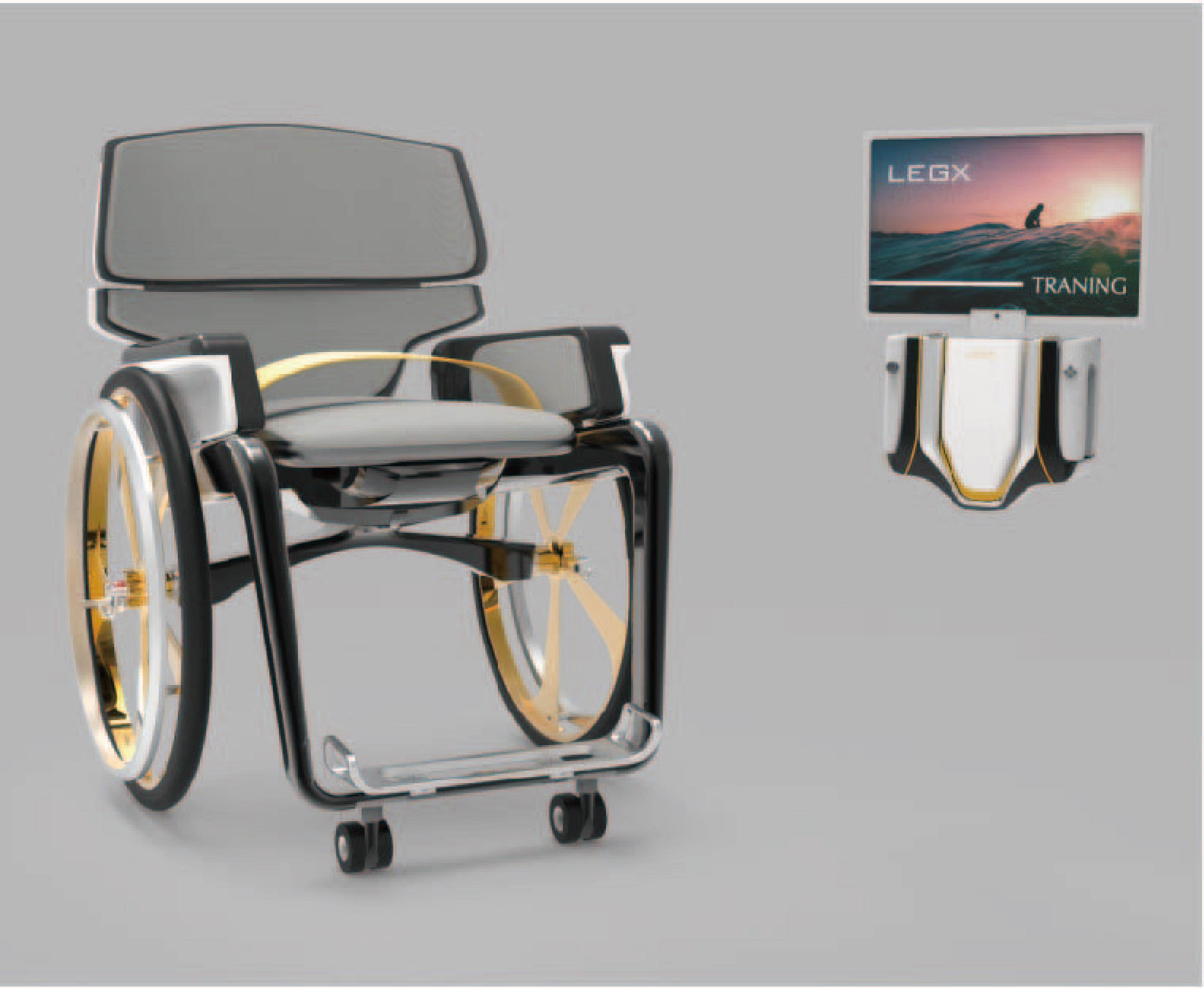 樂格思殘障型運動輪椅 LEGX